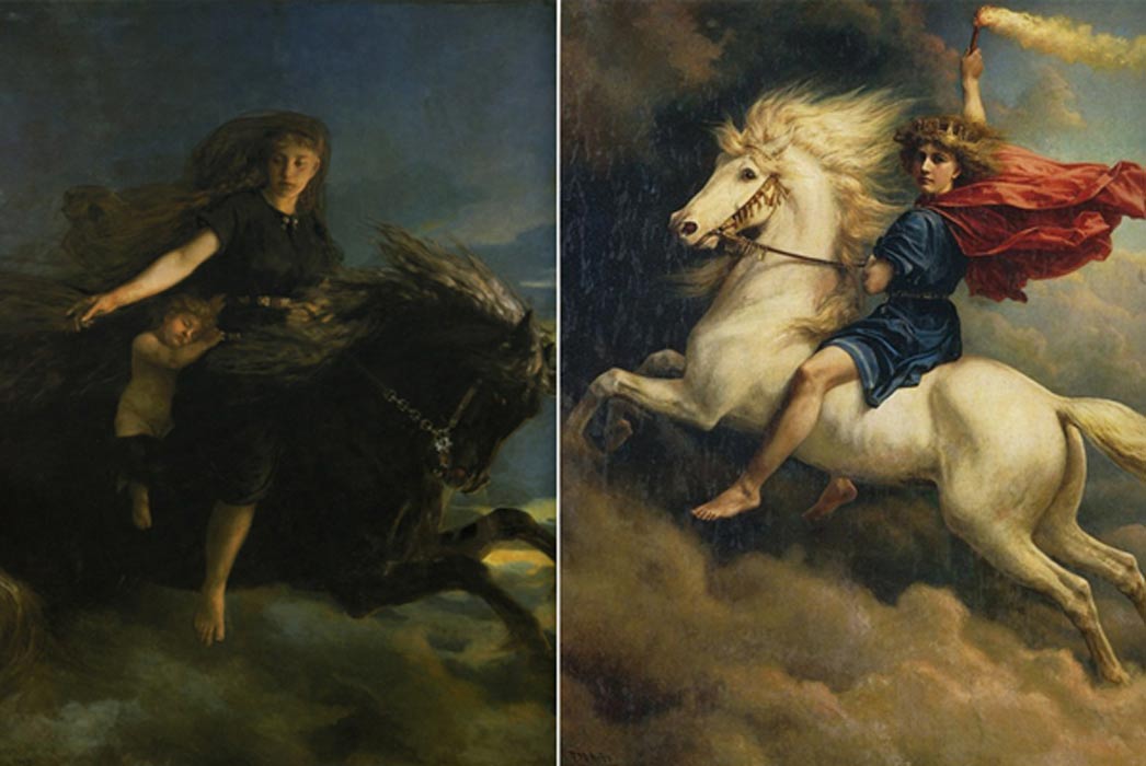 Nott and Dagr: Night and Day. 