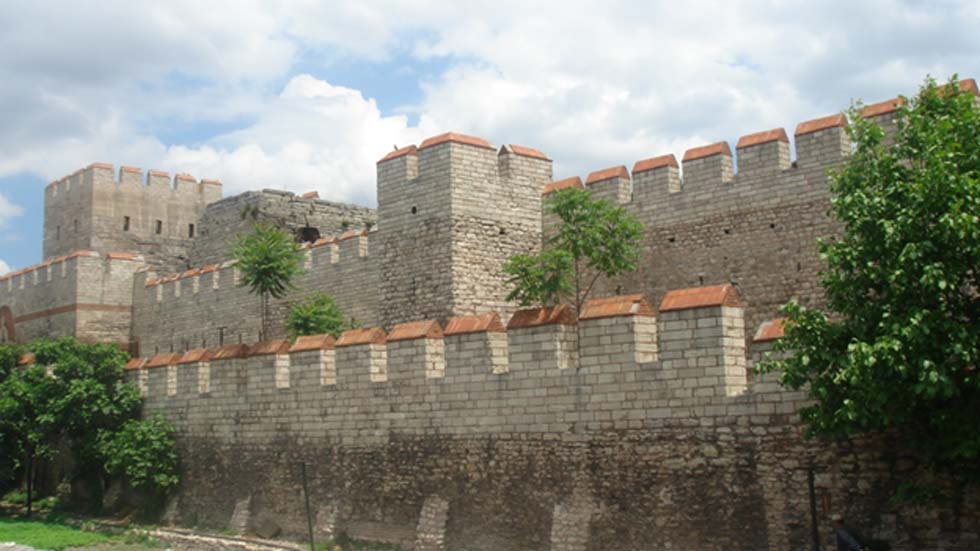 The restored walls of Constantinople