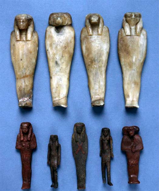 A mummified figure of Hapy, god of the Nile, characterized by a baboon-like head and made from red clay infused with beeswax. (© Trustees of the British Museum /CC BY-NC-SA 4.0)