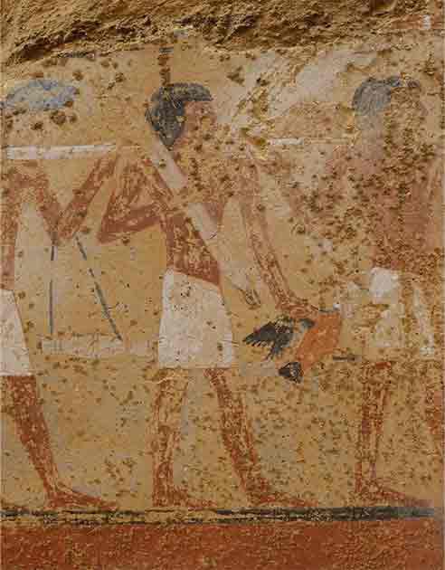 Mural depicting Old Kingdom Egypt life. (Ministry of Tourism & Antiquities)