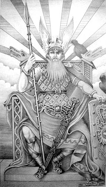 Odin was the Viking sun god. (Victor villalobos/CC BY SA 4.0)