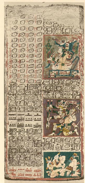 A page from the Dresden Codex