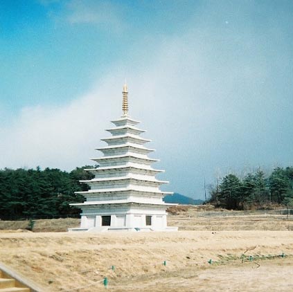 The east pagoda of temple Miruksa