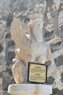 A Persian seated sphinx from the Mausoleum of Halicarnassus