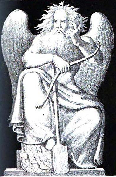 Njörðr from the philological book ‘Die Helden und Götter des Nordens, oder Das Buch der Sagen’ (1832).