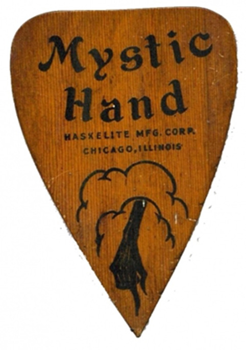 "Mystic Hand" planchette. 