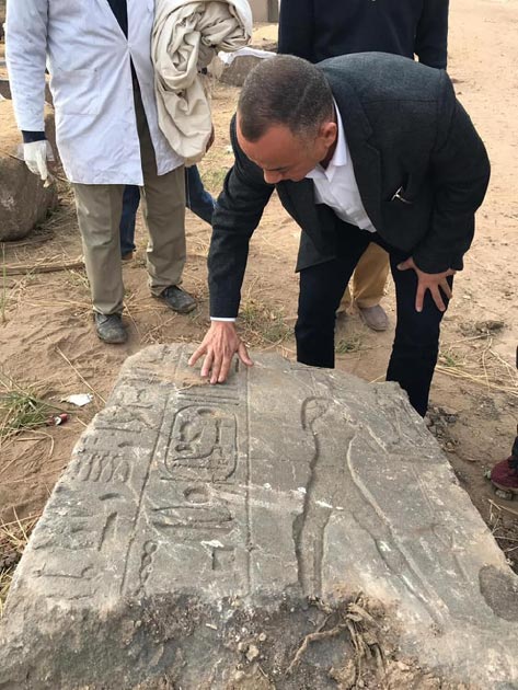 A relief with Ramses II undergoing the religious Heb Sed ritual. (Ministry of Antiquities)