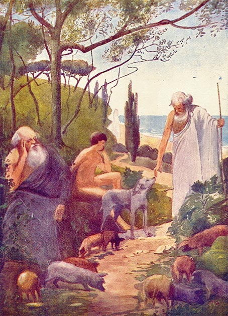 The return of Ulysses - he wears a disguise to hide the truth. (Gunduu / Public Domain)