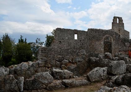 The ruins in Epirus believed to be the Necromanteion