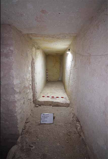 One of the 8 storage rooms discovered at the Sahure pyramid in Egypt. (Egyptian Ministry of Tourism)