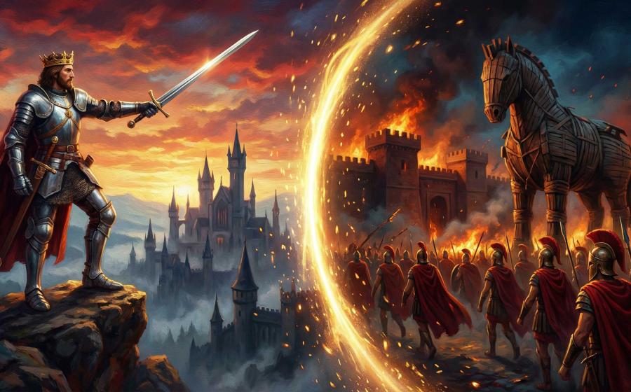 King Arthur and Troy