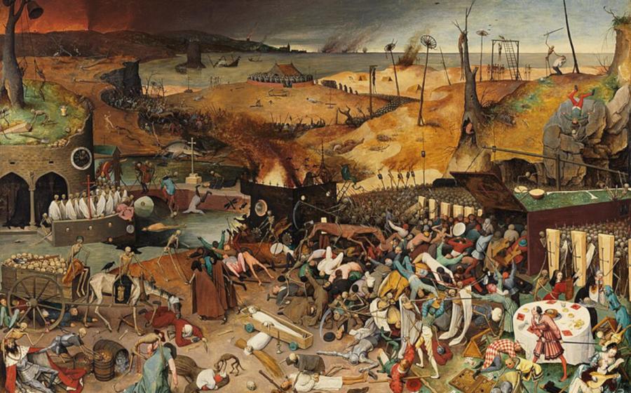 The Triumph of Death 16th century painting by Pieter Bruegel the Elder