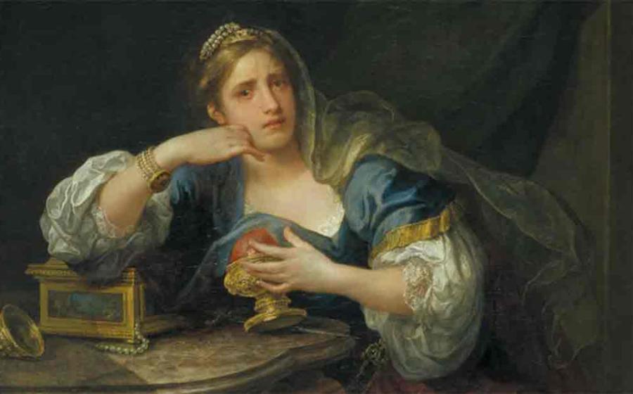 Sigismunda Mourning Over the Heart of Guiscardo by William Hogarth (1759).  Source: Tate/ CC BY NC-ND 3.0