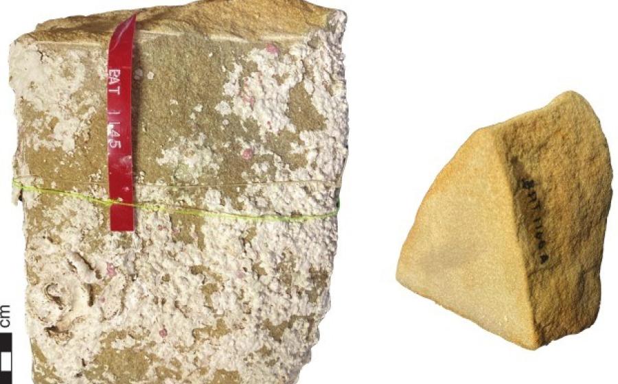 Microscopic mineral analysis allowed researchers to trace the stones to multiple quarry regions in northern Europe. 