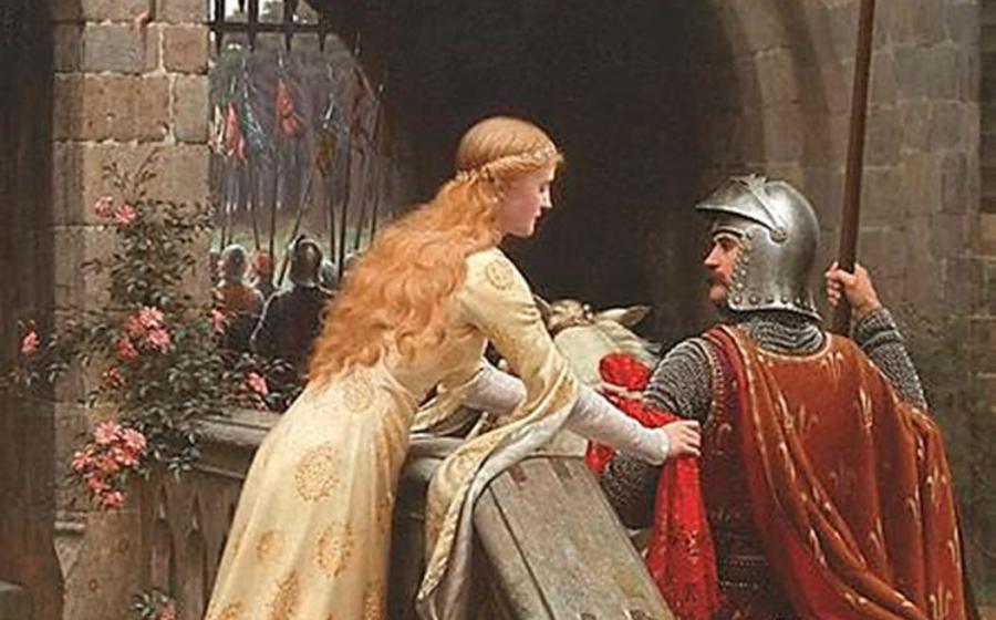 ‘God Speed’ (1900) by Edmund Leighton. (Deriv.) 