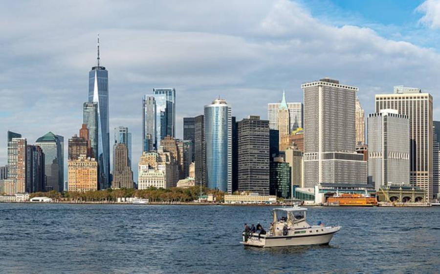  Lower Manhattan as seen from Governor’s Island.