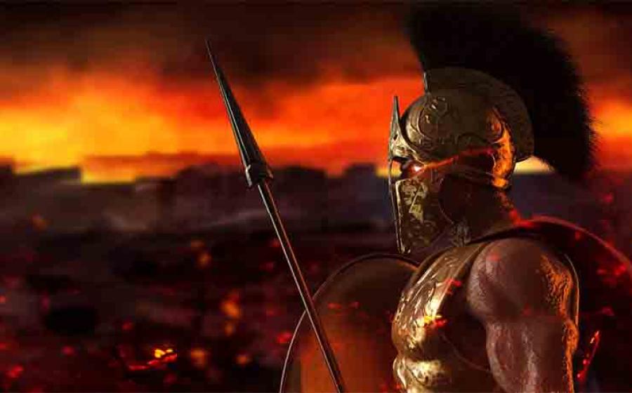 Ancient Greek warrior. Source: breakermaximus / Adobe Stock