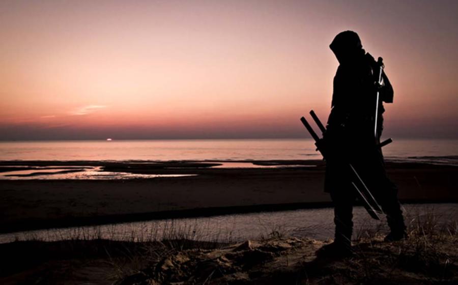 Ancient assassin at the sea. 