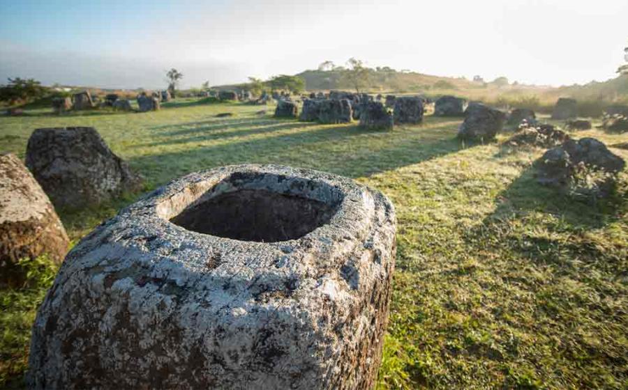Lao Phonsavan Plain of Jars. Source: flu4022/Adobe Stock
