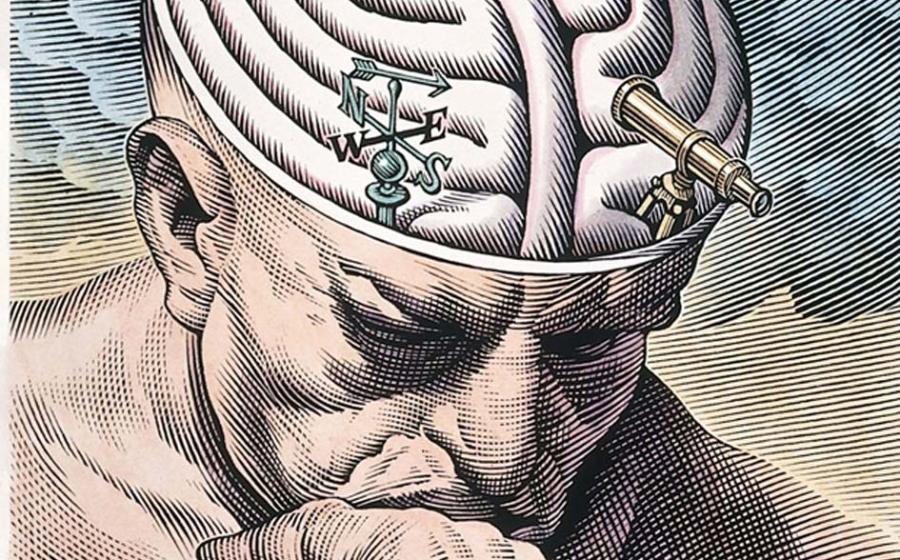 ‘The gyri of the thinker's brain as a maze of choices in biomedical ethics.’ (Deriv.) An ancient Greek memory technique suggests imagining a pathway through a location to remember important information. 