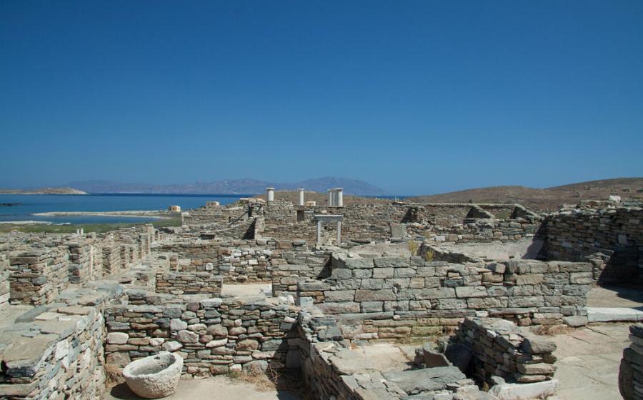 The Ancient buildings of Delos