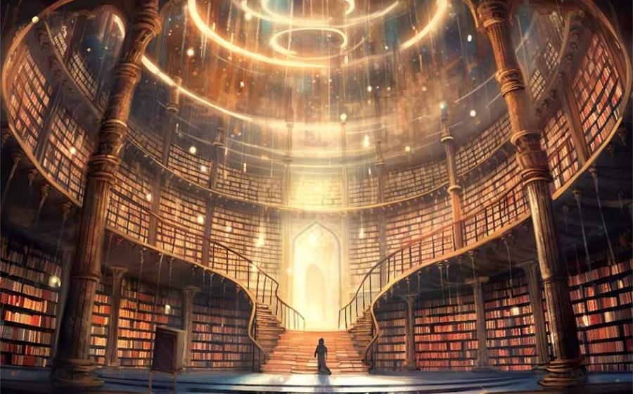Libraries of ancient wisdom that helped shape our understanding of the world. Source:  tilialucida/Adobe Stock