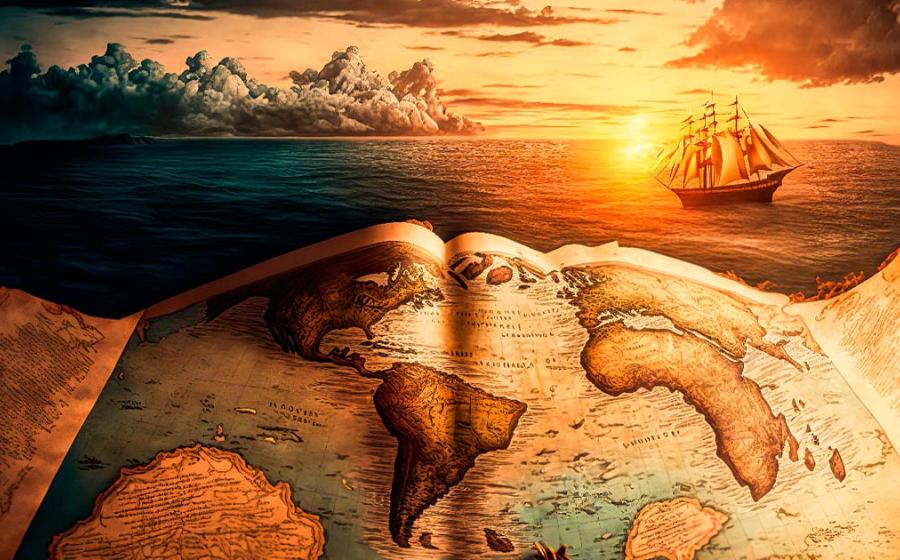 Ancient voyages set off to discover new realities. Source: XaMaps/Adobe Stock