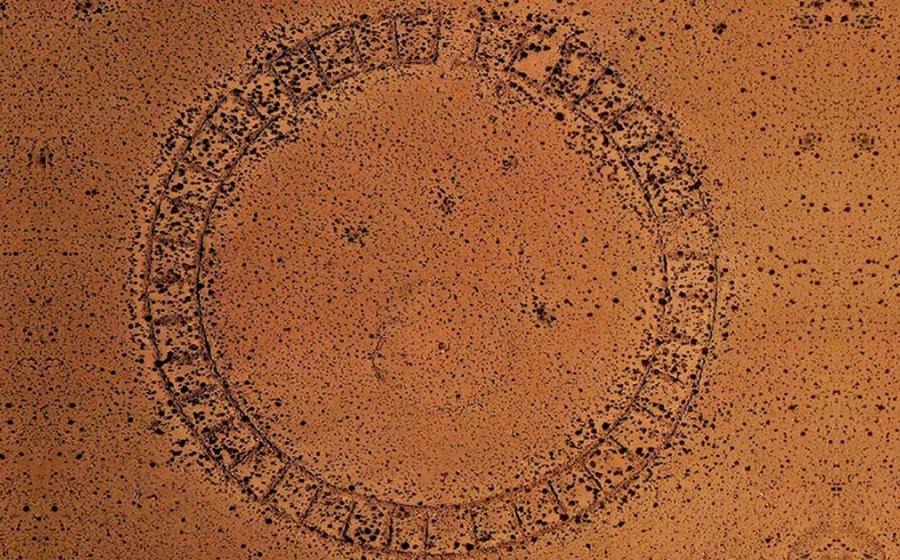 The circular monument discovered in Waskiri, Bolivia. Credit: Antiquity.