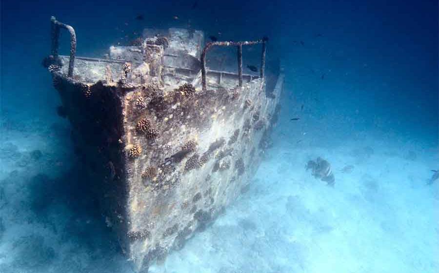 The waters around Antigua are filled with shipwrecks. Source: Malbert / Adobe Stock
