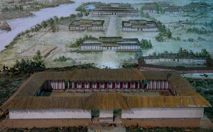 Representation of ancient Anyang city, Henan, China.           Source: xinquinosilva/CC BY 2.0 Deed