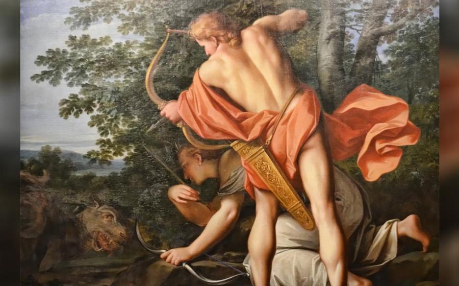 The Greek god Apollo slaying the giant serpent, ‘Python’      Source:   Choo Yut Shing / CC BY-NC-SA 2.0