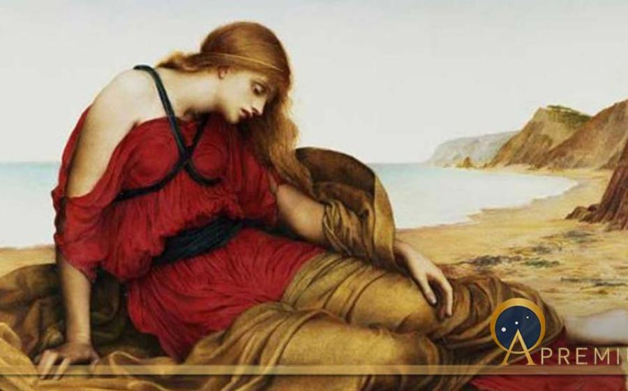 Ariadne in Naxos’ (1877) by Evelyn De Morgan. (Public Domain)