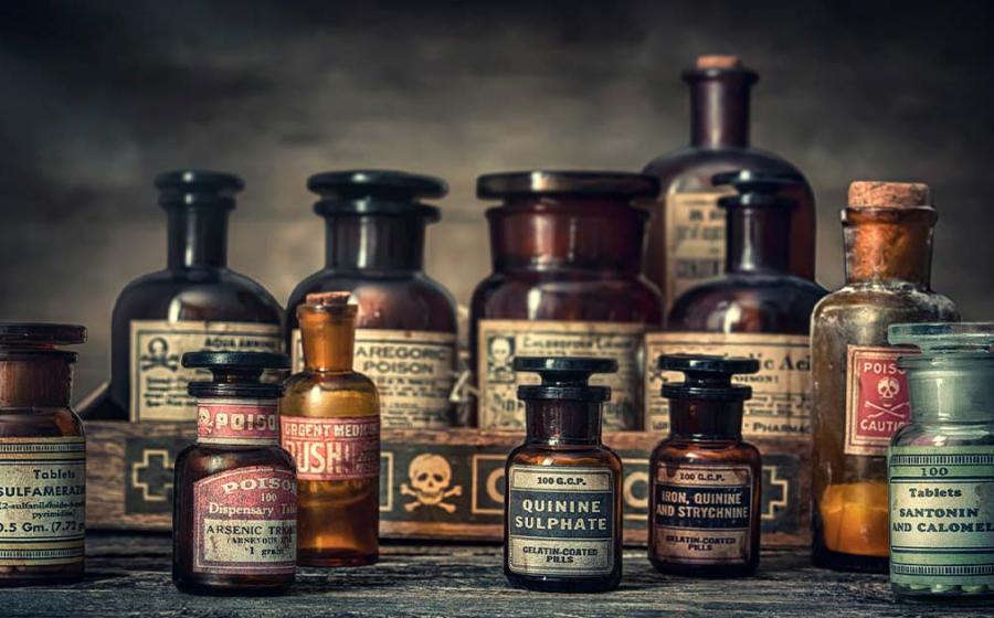 Pharmaceutical poisons. Source: Tryfonov / Adobe Stock.