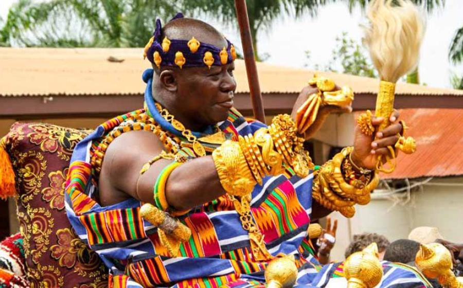 Asantehene Otumfuo Osei Tutu II is the current king of what is left of the Asante Empire. Source: Asante Kingdom