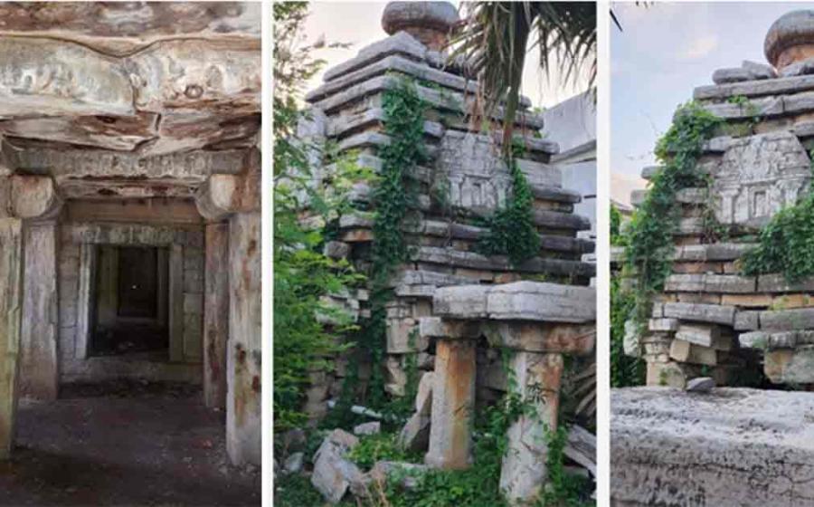 Badami Chalukya Temples dating back 1,300 years were unearthed in India.  Source: (Public Research Institute of History, Archaeology, and Heritage PRIHAH)