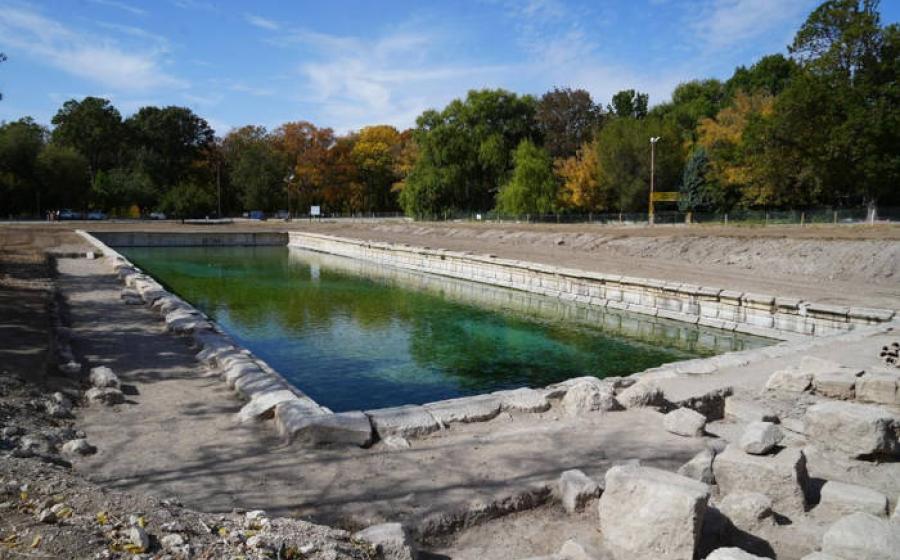 Bacheli Roman Pool, found to be part of a healing sanctuary.