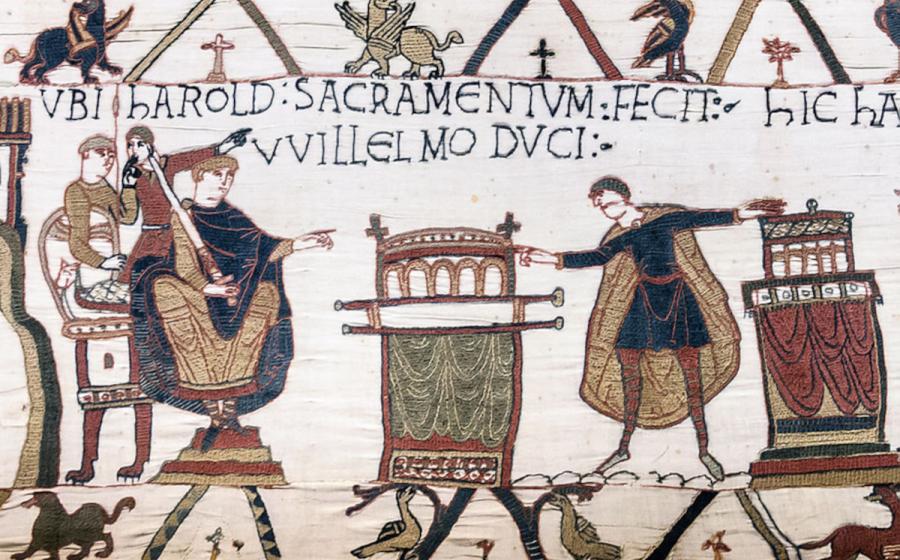 Bayeaux Tapestry scene 23