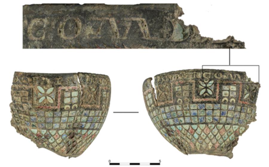 Details of the Berlanga cup found in Spain.