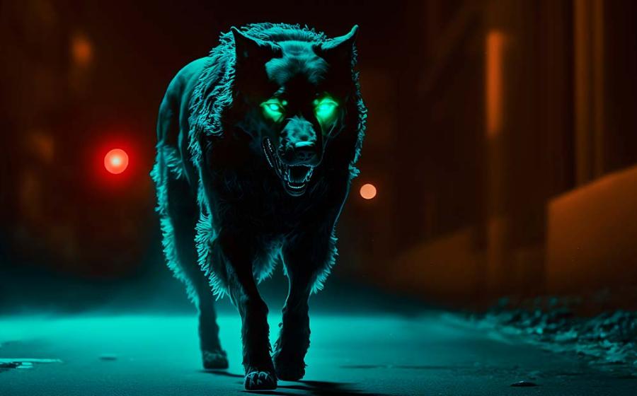 Black Dog. Source: Maya Kruchancova / Adobe Stock.