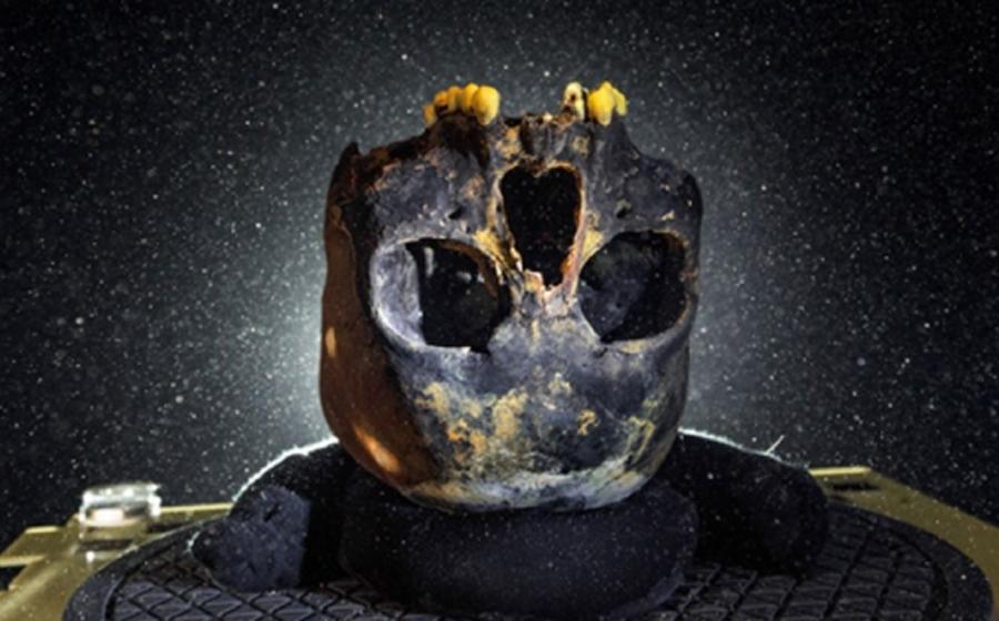 The girl’s skull was found along with most of her skeleton deep in a cave now inundated with water on the Yucatan Peninsula of Mexico. 
