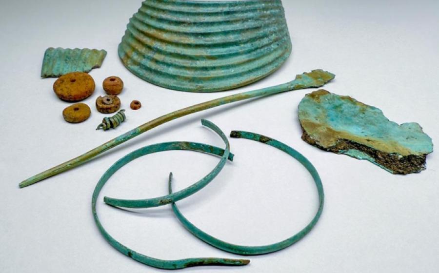 Bronze age jewelry hoard from Lower Saxony, Germany.