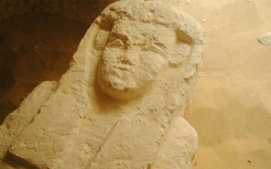 One of the newly discovered sarcophagi 