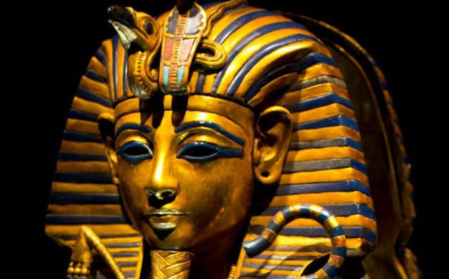 A canopic coffinette of king Tutankhamun of the 18th dynasty of Egypt from the 14th century BC