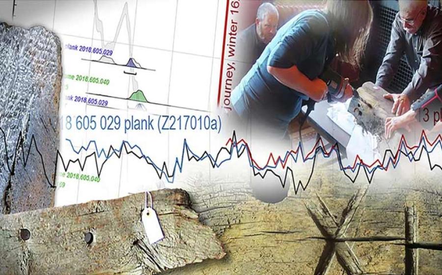 A recent extensive new analysis published in the Journal of Archaeological Science: Reports has more or less proven that the mysterious 1863 Cape Cod shipwreck is the 1626 Sparrow-Hawk small pinnace that sailed to the early English colonies but floundered at sea.		Source: Journal of Archaeological Science: Reports
