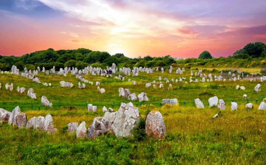 The Carnac Stones, Brittany, France. Source: guitou60 / Adobe Stock