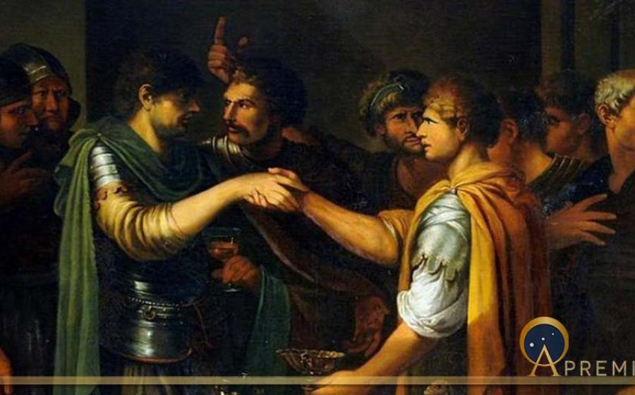 The Oath of Catiline, by Joseph-Marie Vien (1809) (Public Domain)