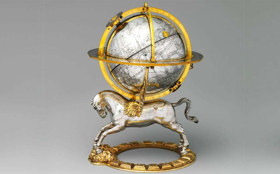 Celestial globe with clockwork, 1579 (Metropolitan Museum of Art / Public Domain)