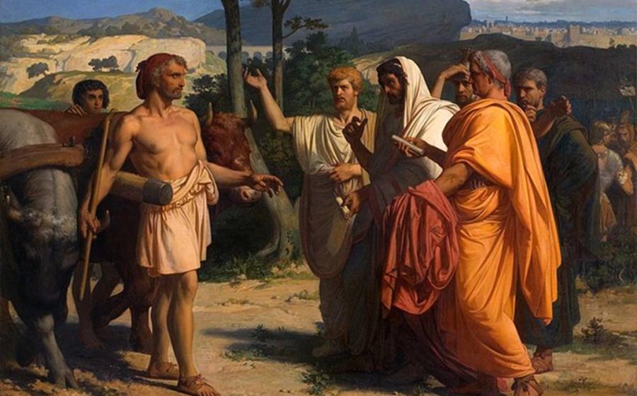 Cincinnatus Receiving Deputies of the Senate.