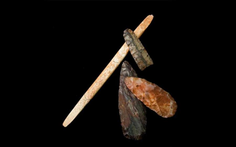 Artifacts from the Anzick site. 