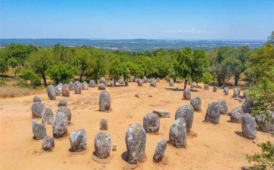 Cromeleque dos Almendres, Portugal. Source: dudlajzov / Adobe Stock.